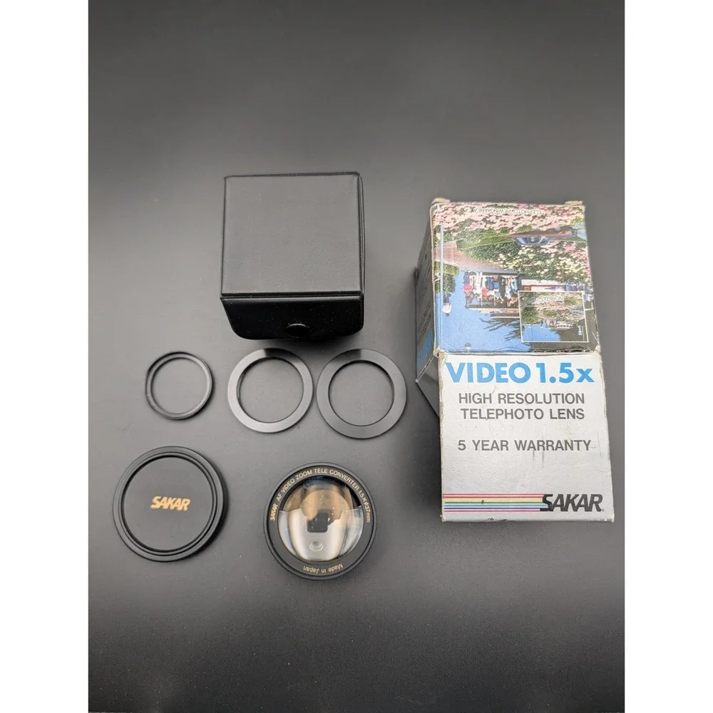 Sakar‎ Video Telephoto 1.5X Hi-Resolution Lens With Case & Covers